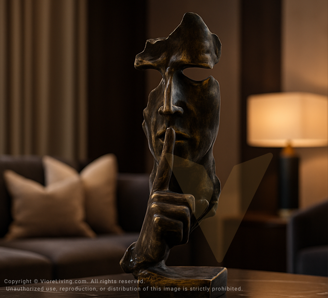 Silence Face Premium Sculpture